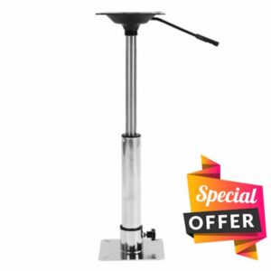Cocoarm Boat Seat Pedestal Base Mount Kit Adjustable 400-500mm Stainless                                                          resistant Marine Grade