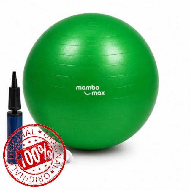 AB Exercise Ball 65 cm Green - Anti-Burst Fitness Ball with Pump