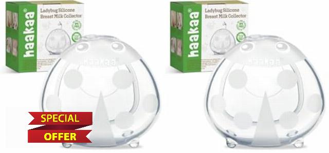 haakaa Ladybug Milk Collector Breast Milk Saver Breast Shell for Breastfeeding
