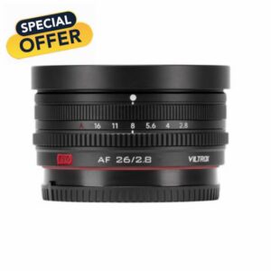 VILTROX AF 26mm F2.8 EVO Auto Focus Full Frame Pancake Lens (for Sony FE)                                                          Ultra Slim Walkaround Lens