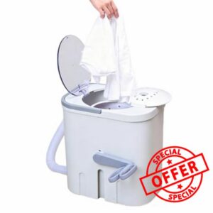 Manual Clothes Washing Machine with Hand Crank for Travel                                                          Portable Manual Washing Machine for Dorms Apartments and Camping