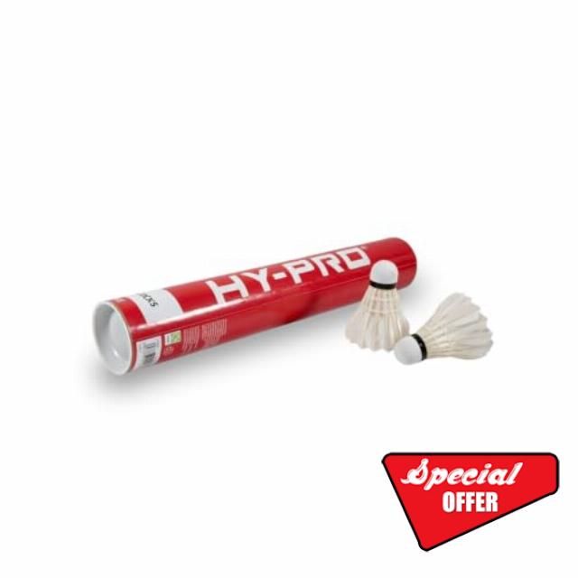 Hy-Pro Badminton 12 Pack Feather Shuttlecocks