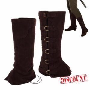 NBEADS 1Pair Medieval Pirate Boot Covers Men Women