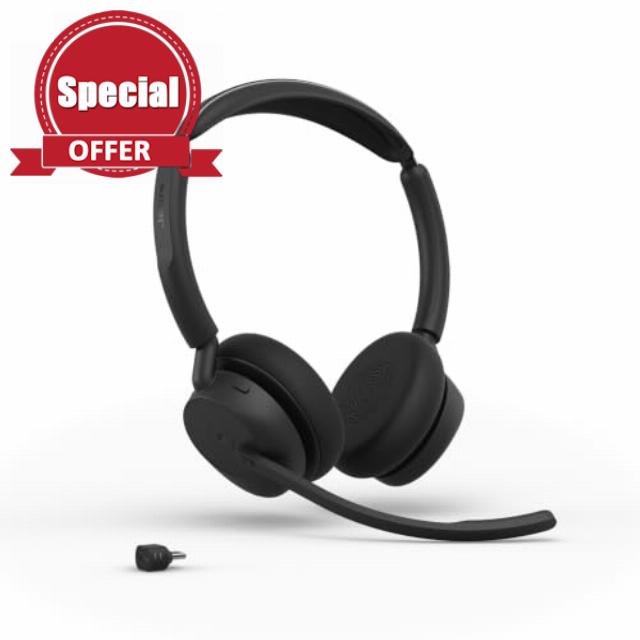 Jabra Evolve3 45 Wireless Bluetooth Headset with Mic