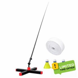Automatic Rebound Badminton Trainer – Solo Practice Training Set                                                          Self-Returning Shuttlecock Exercise Equipment