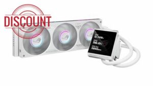 ASUS ROG Strix LC IV 360 ARGB LCD Display All-in-one Liquid CPU Cooler - White