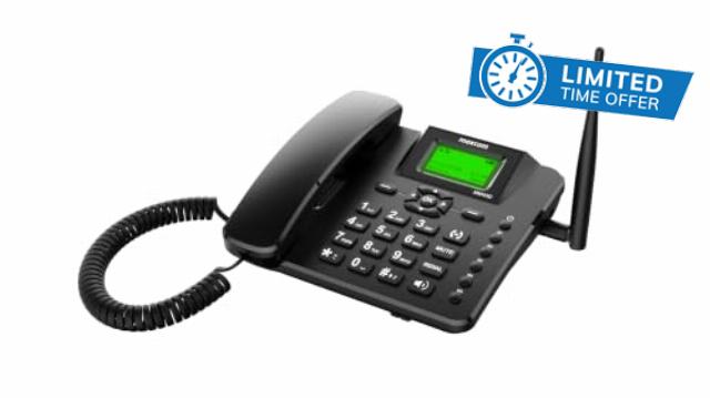 Maxcom MM43D Mobile Desk Phone for Home and Office use with SIM Card                                                          No Land Line Required