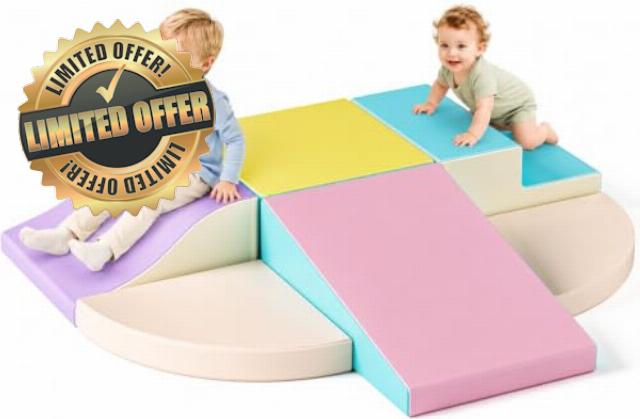 6 PCS Soft Play Foam Climbing Blocks