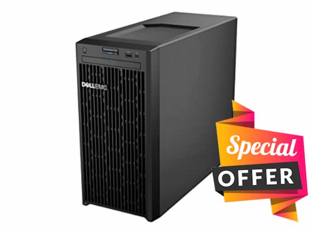Dell T150 | 4x3.5'' | E-2334 | 1x16GB | 1x2TB HDD | H355 | 3Yr Basic NBD (Renewed)