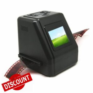 Color Negative Converter Film Slide Scanner 22MP 135 126 110 to JPG Photos with 2.0in LCD Screen Display