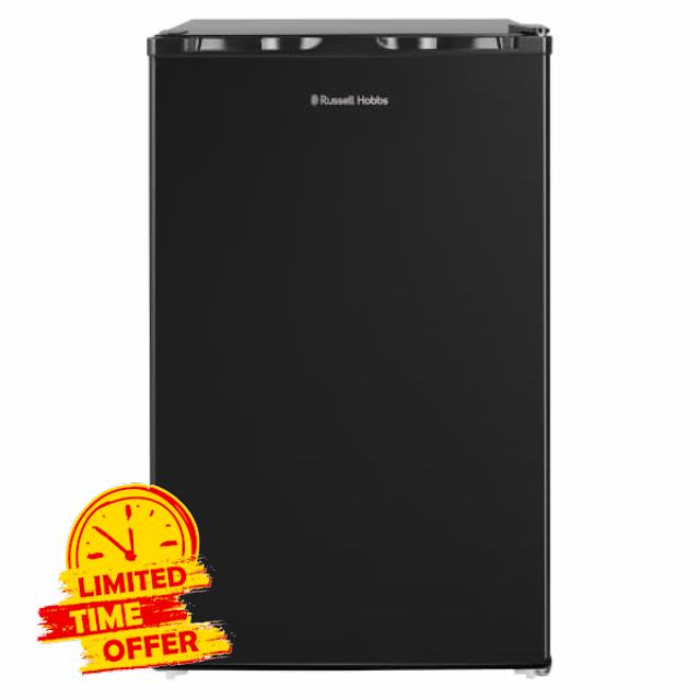 Russell Hobbs 60L Freestanding Undercounter Freezer in Black