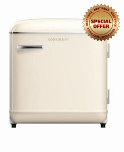 Cookology 47L Retro Tabletop Mini Fridge