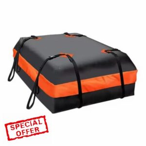 Car Roof Bag for Fiat Grande Panda 2024 2025 2026 Soft Top Luggage Storage Outdoor Travel Rooftop Waterproof Cargo Carrier Bag