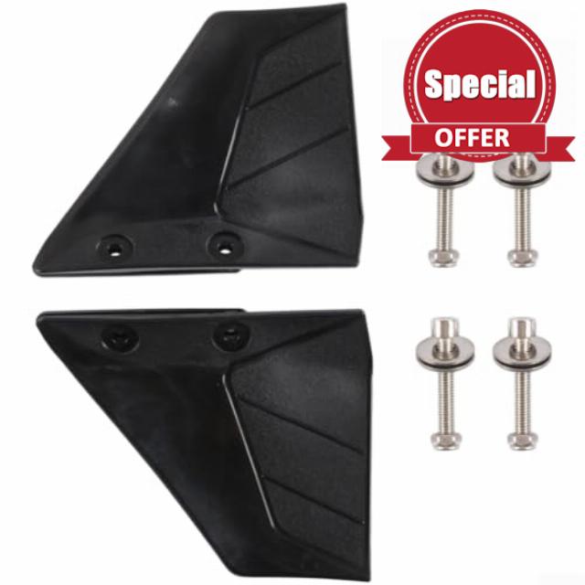 Outboard Motor Hydrofoil for stabilizer for Mercury for mariner Johnson - ABS Plastic Speed & Fuel Efficiency Booster - Reduces Cavitation for 8-50HP Engines