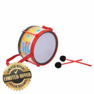 Tosuny Toddler Drum Toy with Drumsticks Musical Instrument (Snare Drum)                                                          Durable Plastic Build
