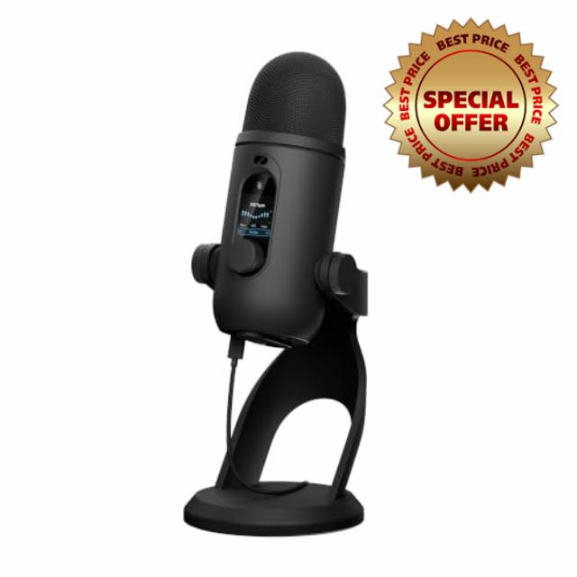 Logitech G Blue Yeti 2 USB Mic for Gaming                                                          Voice Proximity Sensor