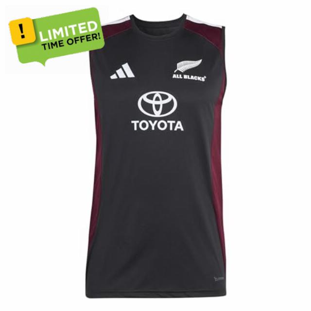 adidas Men's All Blacks Singlet Sleeveless (Pack of 1)