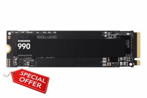 Samsung 990 1TB M.2 2280 NVMe PCIe 4.0 SSD                                                          Data Storage