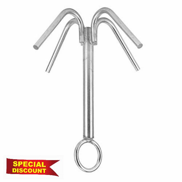 Stainless Steel Grappling Hook for Salvage
