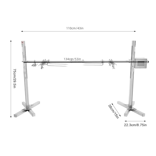 Automatic Rotisserie Grills with Adjustable Height(5 Gear)