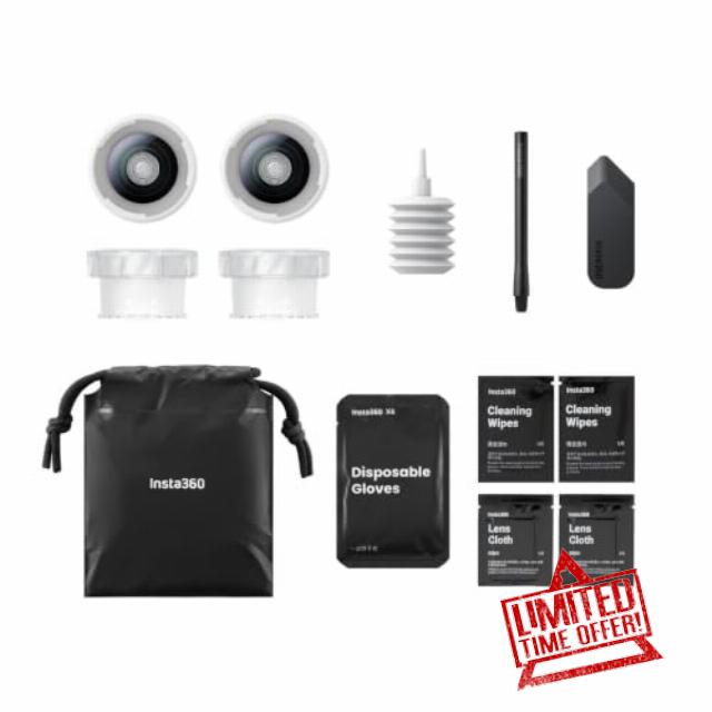 Insta360 X6 Replacement Lens Kit (Double Lens)                                                          Original replacement lens. Scratches stop costing you shoots.