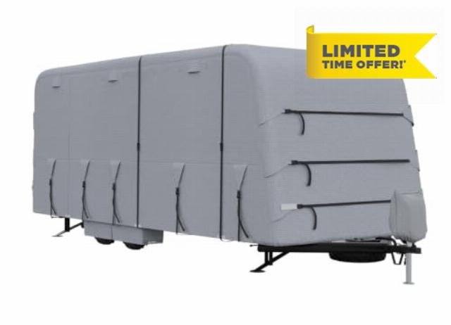 18-20FT Heavy Duty Caravan Cover with 4-Layer Waterproof                                                          UV-Resistant