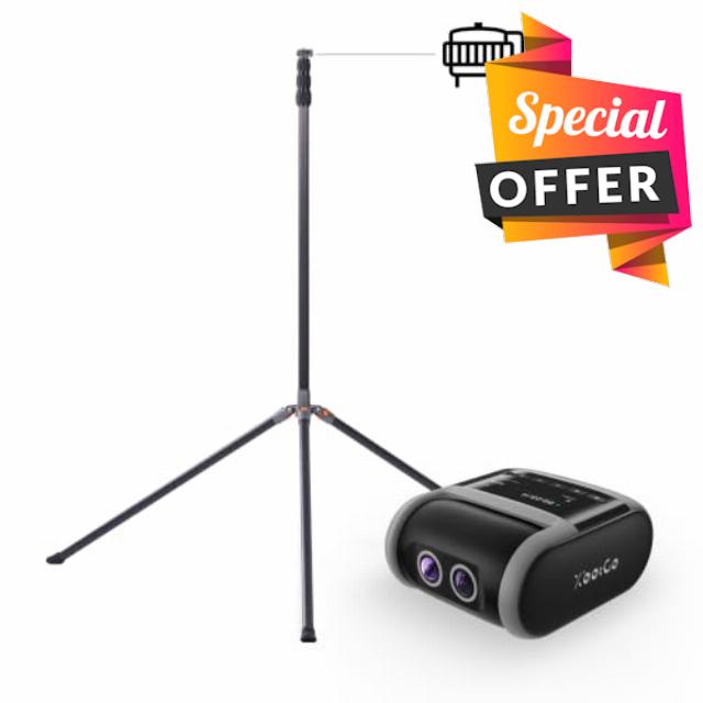 XbotGo Falcon Kit 4K All-in-One AI Sports Camera with NT4 PRO Carbon Fiber Tripod