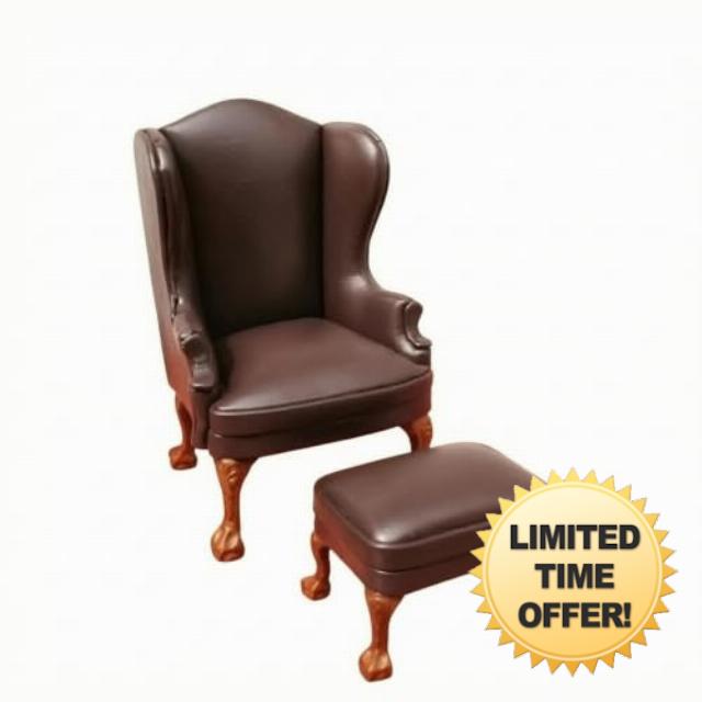 1:12 Scale High-Back Armchair