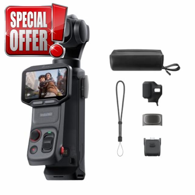 Insta360 Luna Pro - 8K Vlogging Camera with Leica Lens                                                          Pocket Gimbal Camera