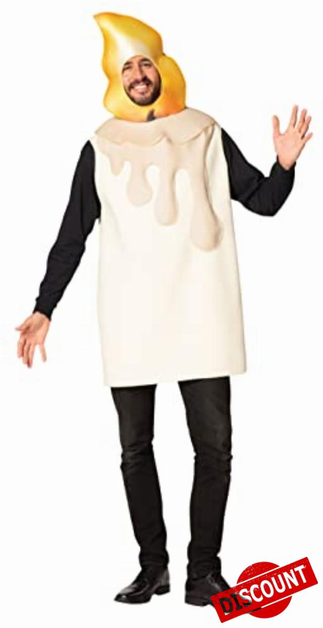 Candlestick Costume Taper Candles Candle Holder Candelabra Sconce Dress Up Cosplay Party Costumes