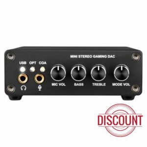 Depusheng GI2 Gaming USB Sound Card with DAC and Headphone Amp