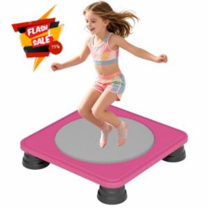 Kids Mini Indoor Trampoline Board for Sensory Play and Active Toddler Fun