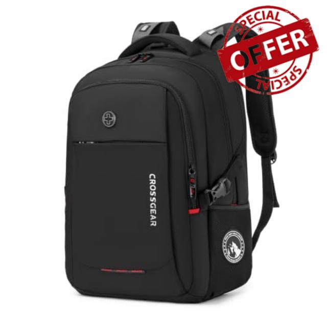 CROSSGEAR 30L Laptop Backpack Reduce Shoulder Strain by 30%
