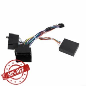For Android Navigation Power Line Harness with CAN Bus Support for Porsche For Cayenne 2003-2018 Radio Replacement Setup