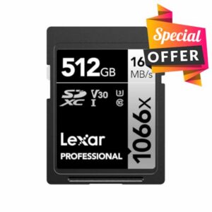 Lexar Professional 1066x SDXC UHS-I Memory Card 512GB
