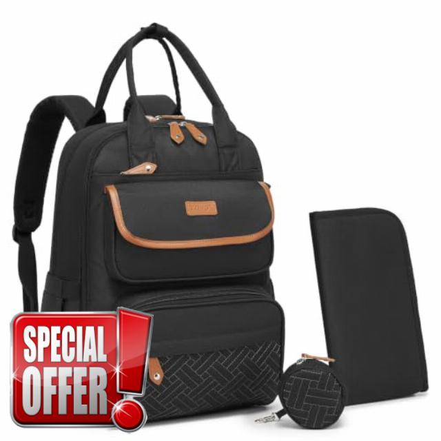 Kono Baby Changing Bag Backpack with Changing Mat