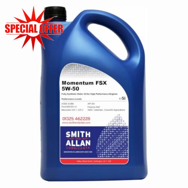 5W-50 Fully Synthetic Engine Oil High Performance Track & Road 5 Litre 5L