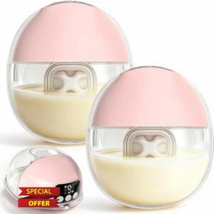 2 Pack Wearable Electric Breast Pump