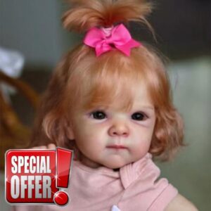 Lonian 45cm Reborn Baby Girl Dolls (Blue eyes)                                                          Soft Cotton Body