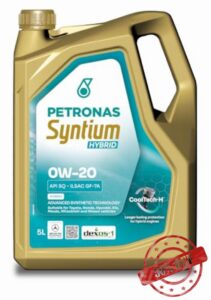 PETRONAS Syntium Hybrid 0W-20 Advanced Synthetic Oil 5L                                                          CoolTech-H™ Technology