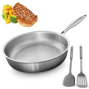 Upgraded 100% Pure Titanium Pan with Lid