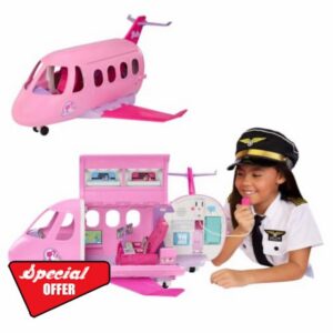 ​Barbie Dream Land Dream Plane                                                          Real Working Microphone with 5 Sounds Included