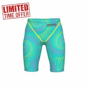 Arena Boy's Junior Racing Jammer Powerskin St Next Le Knee Length Tech Suit Competitive Swimsuit Swim Trunks (Pack of 1)