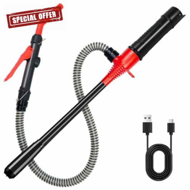 ESFCSZ Fuel Transfer Pump – 15000mAh USB Rechargeable Leak-Proof Electric Pump for Gas Cans
