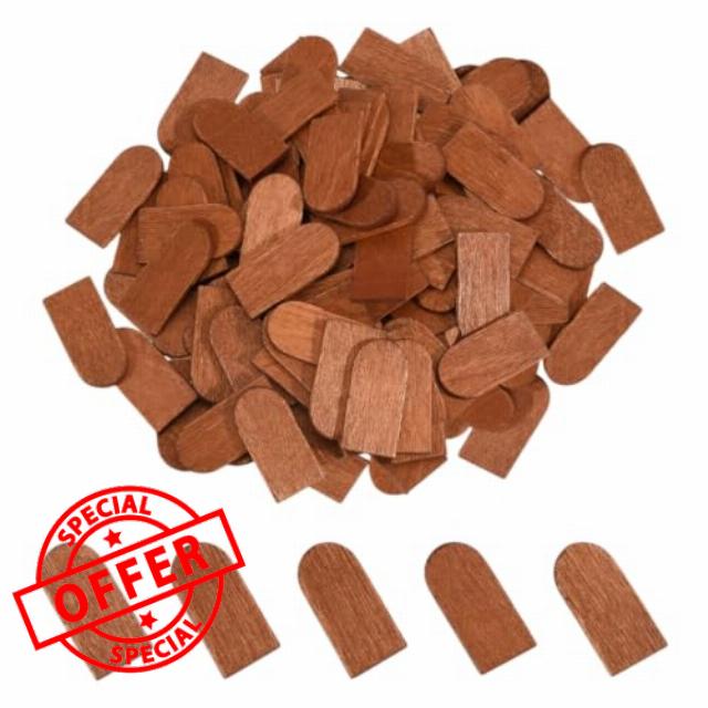 FREEBLOSS 1000 Pcs 1:12 Dollhouse Fish Scale Roof Shingles