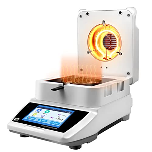Digital Moisture Analyzer 50g Capacity 0.01g Readability for Chemistry