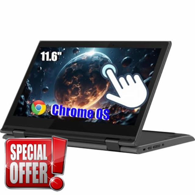 Lenovo Chromebook 300e 2-in-1 Touchscreen Laptop