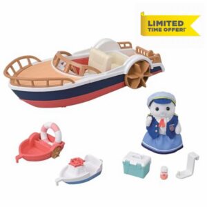Sylvanian Families - Seal Sailor's Leisure Boat 5864 - Dollhouse Playsets