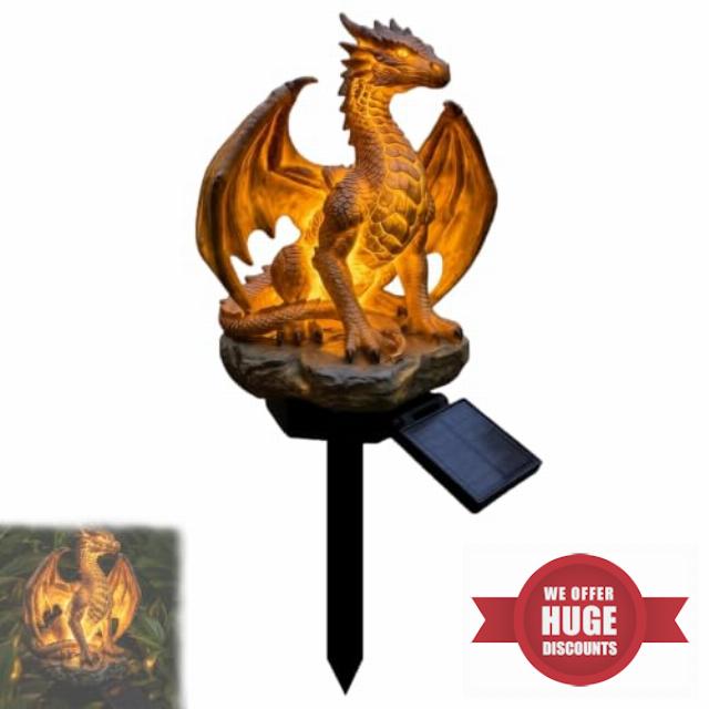 Solar Dragon Garden Ornaments Outdoor