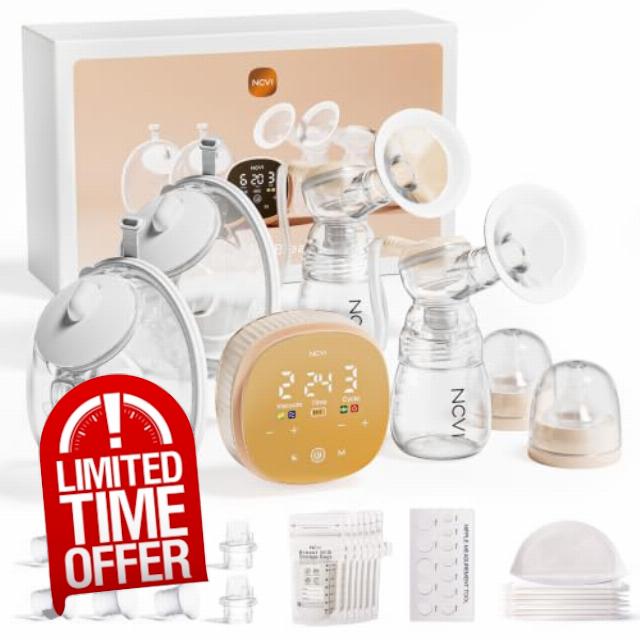 NCVI Breast Pump Electric Hands-Free for Nursing Mothers                                                          4400 mAh